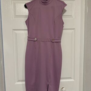 New York & Company Lavender Midi Dress